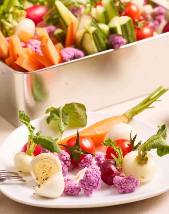 Boîte de crudités Le jardin croquant